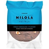MILOLA Galletas Gluten Free. Pack 12 unidades - Sin Gluten- Sin Lácteos - Vegana- Sin Gluten- Sin Aceite de Palma (CHOCO…